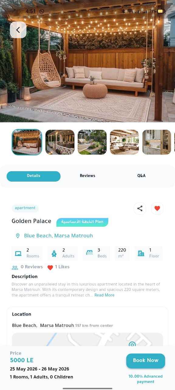Estate detail page
